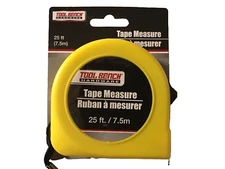 Tool Bench Tape Measure, (25-Foot )7.5m