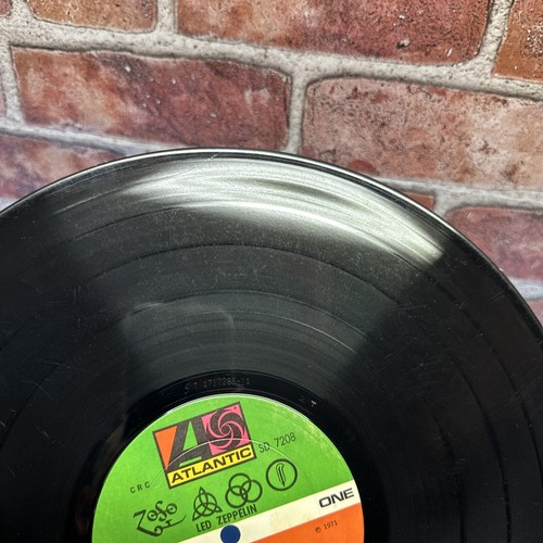 Led Zeppelin IV ( Zoso) Atlantic SD 7208 W/Hype Stickers RARE 1971 Original CRC - Picture 15 of 22