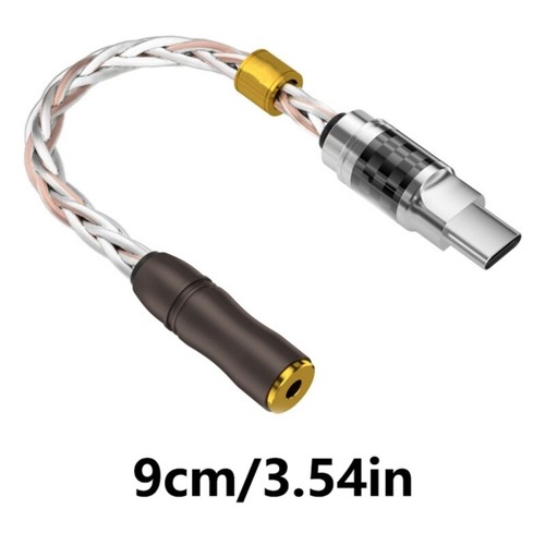 Stereod Type C Male to 3.5mm/2.5mm Female Headphone Adapter Cable for Clear - Zdjęcie 8 z 10