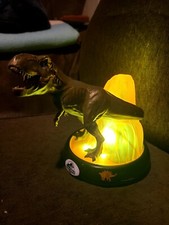 2020 Jurassic World T-Rex Dinosaur Night Light Peachtree Playthings Tested 14792