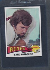 1975 Topps #337 Mark Nordquist Bears NM/MT *1137
