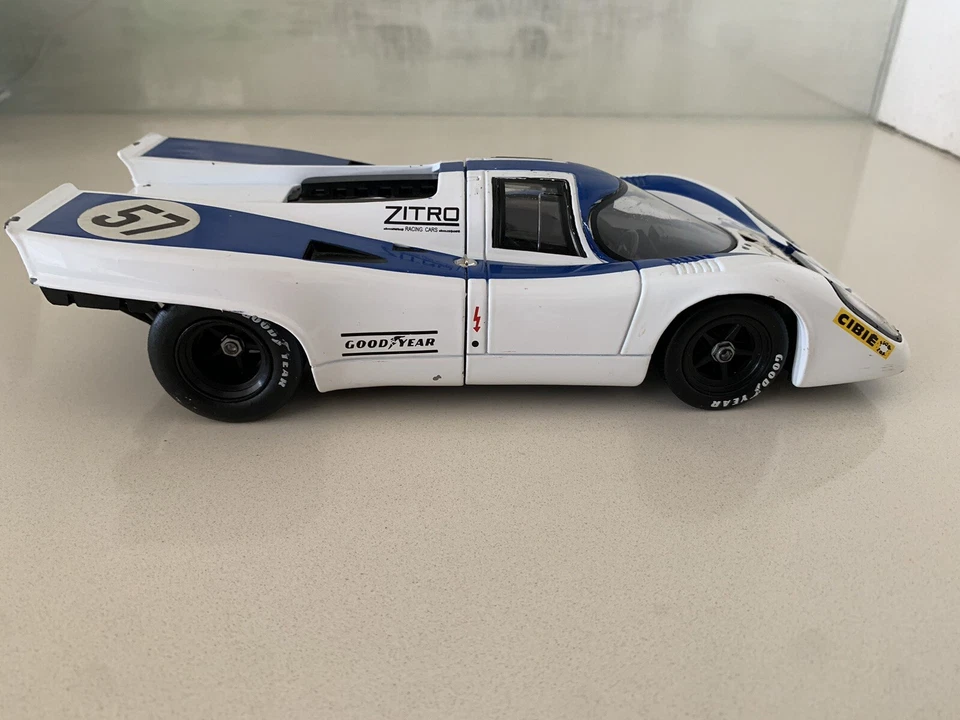 UNIVERSAL HOBBIES 1971 PORSCHE 917 ZITRO #57 MARTIN PILLON LeMANS 24H 1:18 Foto 4 de 4