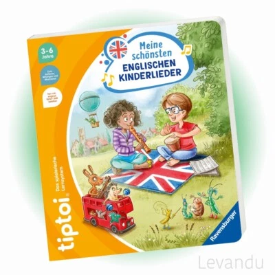 RAVENSBURGER tiptoi® Buch - Meine schönsten englischen Kinderlieder - NEU - Bild 1 von 4