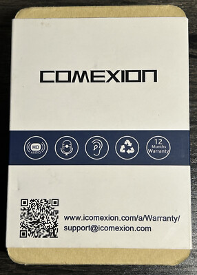COMEXION Model G3 Bluetooth Headset, Blue Wireless Earpiece Hands-Free w/ Extras