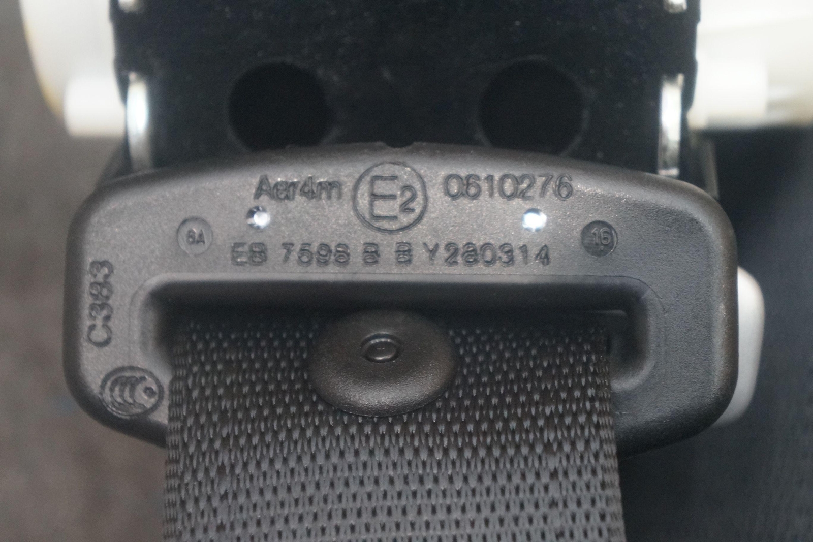 Rear Right Seat Belt Retractor OEM Ferrari FF 2014