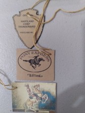 Hartland hangtag Chief Thunderbird Annie Oakley Pony Express