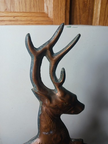 Vintage Copper Brass Deer Stag Weathervane 19" - Picture 12 of 19