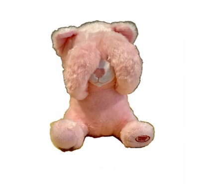 2016 Giggles International Pink Peekaboo Kitty Cat 10  Plush baby giggle Works