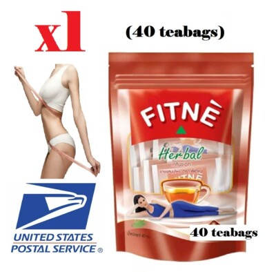 40 Fitne Original Tea Herbal Weight Control Detox Management Infusion Cleanse F6