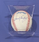 Sandy Koufax, Stan Musial, Al Kaline, Willie Mays Autographed Baseball JSA Cert