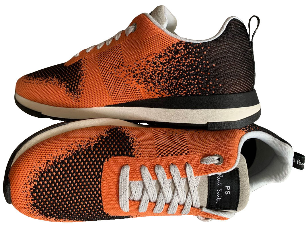 paul smith orange trainers