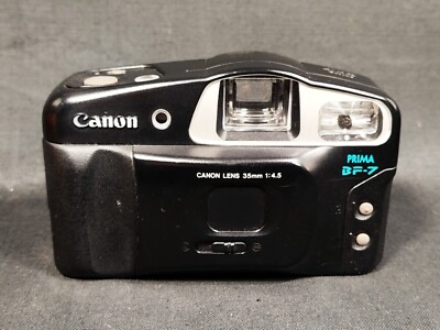 CANON PRIMA BF-7 POINT & SHOOT FILM FOTOKAMERA 35mm GETESTET FUNKTIONIERT