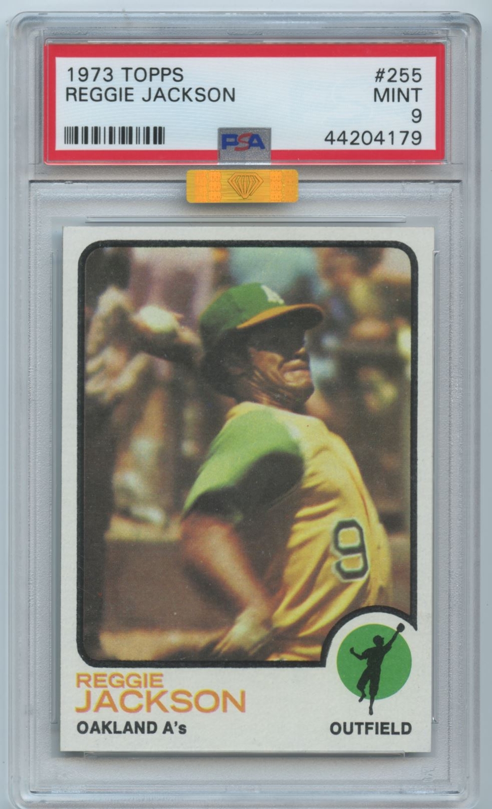 1973 Topps MBA Gold Diamond PWCC A Reggie Jackson PSA 9 #255 MINT