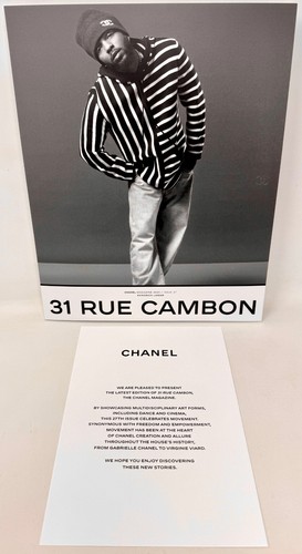 New CHANEL Embossed Magazine + Card 2024 Issue 27 Kendrick Lamar 31 Rue Cambon