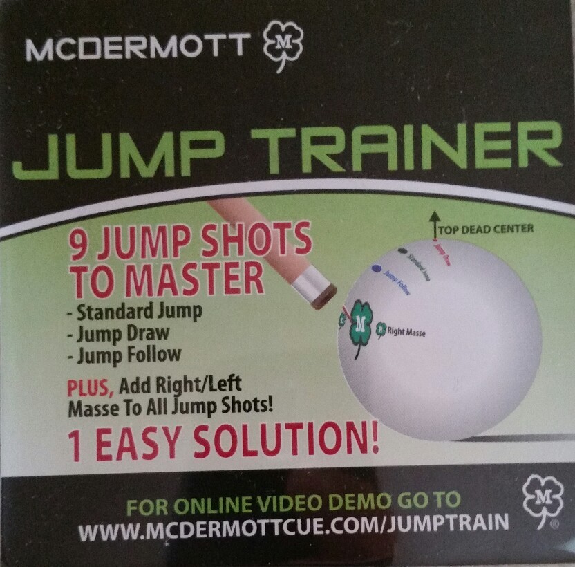 Palla Da Allenamento McDermott Jump Trainer Per Biliardo &ndash; 2,25 Pollici &ndash; Modello 75-LOGOTRBALL