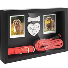 Dog Memorial Gifts for Loss of Dog, Pet Memorial Dog Picture Frame 13" Wooden...