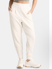 Avia Women's Scuba Knit Pleat Joggers with Pockets Size XL