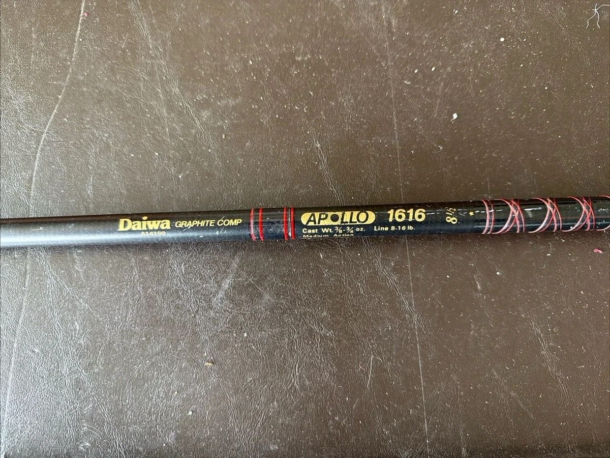 daiwa apollo graphite 4 ft one piece fishing rod PSO664ULFS-TR Presso Ultralight Pack 6' 6" Spinning 4lb line and 500 or 1000 size reel Vintage Daiwa Apollo 8' 2pc