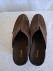 Clarks Leather mules shoes Size 8 Western hippie boho trending festival 90s y2k  — photo 6