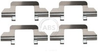 ZubehöRsatz Scheibenbremsbelag A.B.S. 1243Q FüR CitroËN C2 C3 Enterprise 1 16V