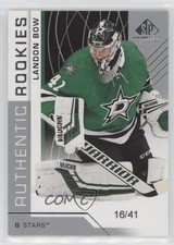 2018-19 Upper Deck SP Game Used Authentic Rookies 16/41 Landon Bow #123 fv7