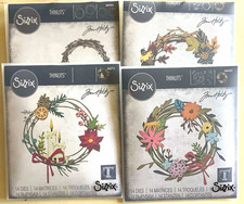 Sizzix Thinlits Tim Holtz Funky Wreaths and Vault Wreaths collection