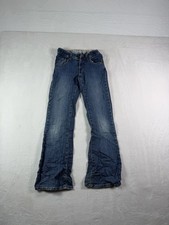 Levi's 517 Girl's Jeans Youth Sz 12 Stretch Flare Slim Medium Wash Outdoor