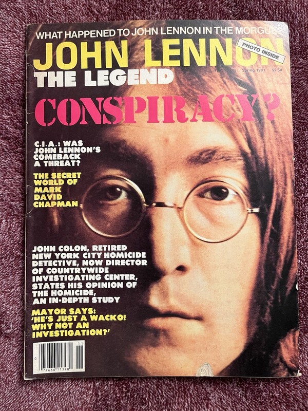 Vintage Magazine John Lennon The Legend Spring 1981 Conspiracy?              113
