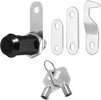 1-1/8 Zoll Schwarze Schrank SchlöSser Mit Silbernen SchlüSseln, 1 Packung Zinkle