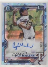 2021 Bowman Sapphire Edition Aqua Refractor 20/99 Dylan MacLean Auto 0d9j