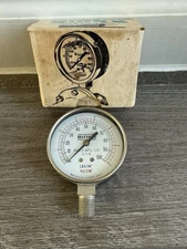 Binks 83-1355 (2 1/2") 0-100 PSI Regulator Gauge Tested Working