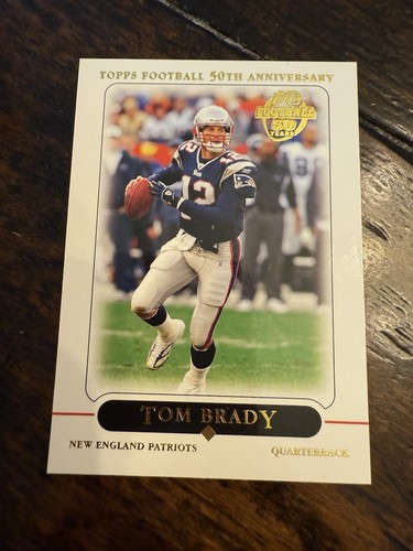 Tom Brady [1st Edition] #10 2005 Topps card
