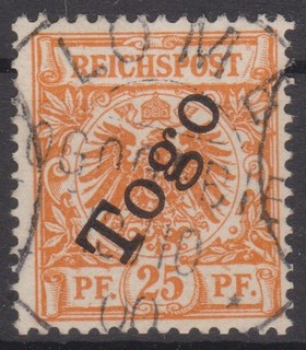 === DEUTSCHE KOLONIE TOGO Mi. 5a gest. "LOME" Kat. 70€ ===
