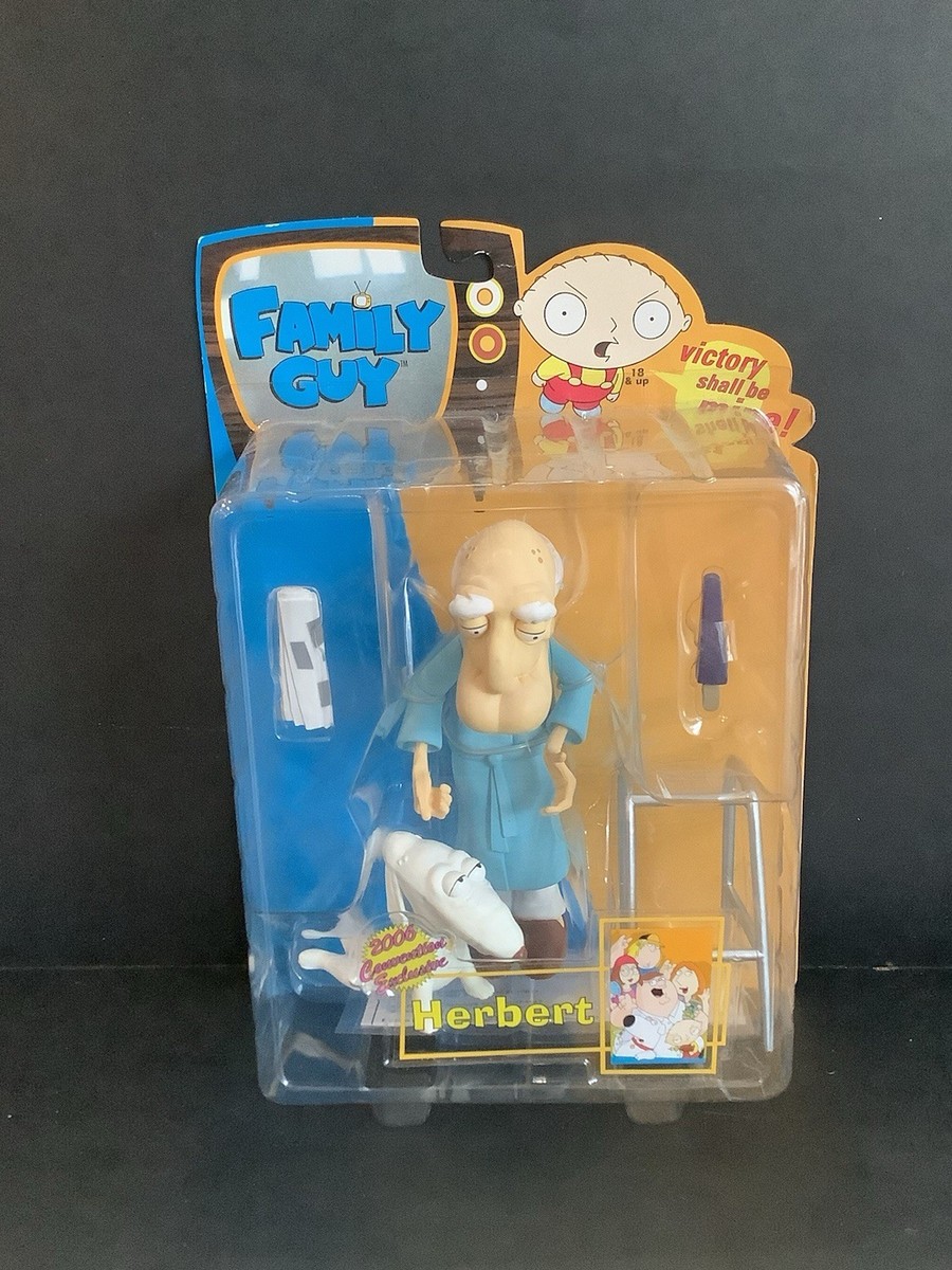 レア！ ファミリー・ガイ フィギュア MEZCO 2006 Family Guy - HERBERT- SDCC Exclusive MEZCO *RARE* Action