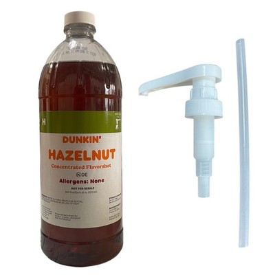 Dunkin Hazelnut Concentrated Flavourshot With Pump 30 FL / 0.89 L  Free Shipping
