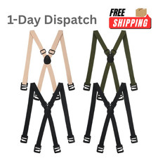 4 Pcs Hidden Suspenders for Men Adjustable Under Clothing Undergarment