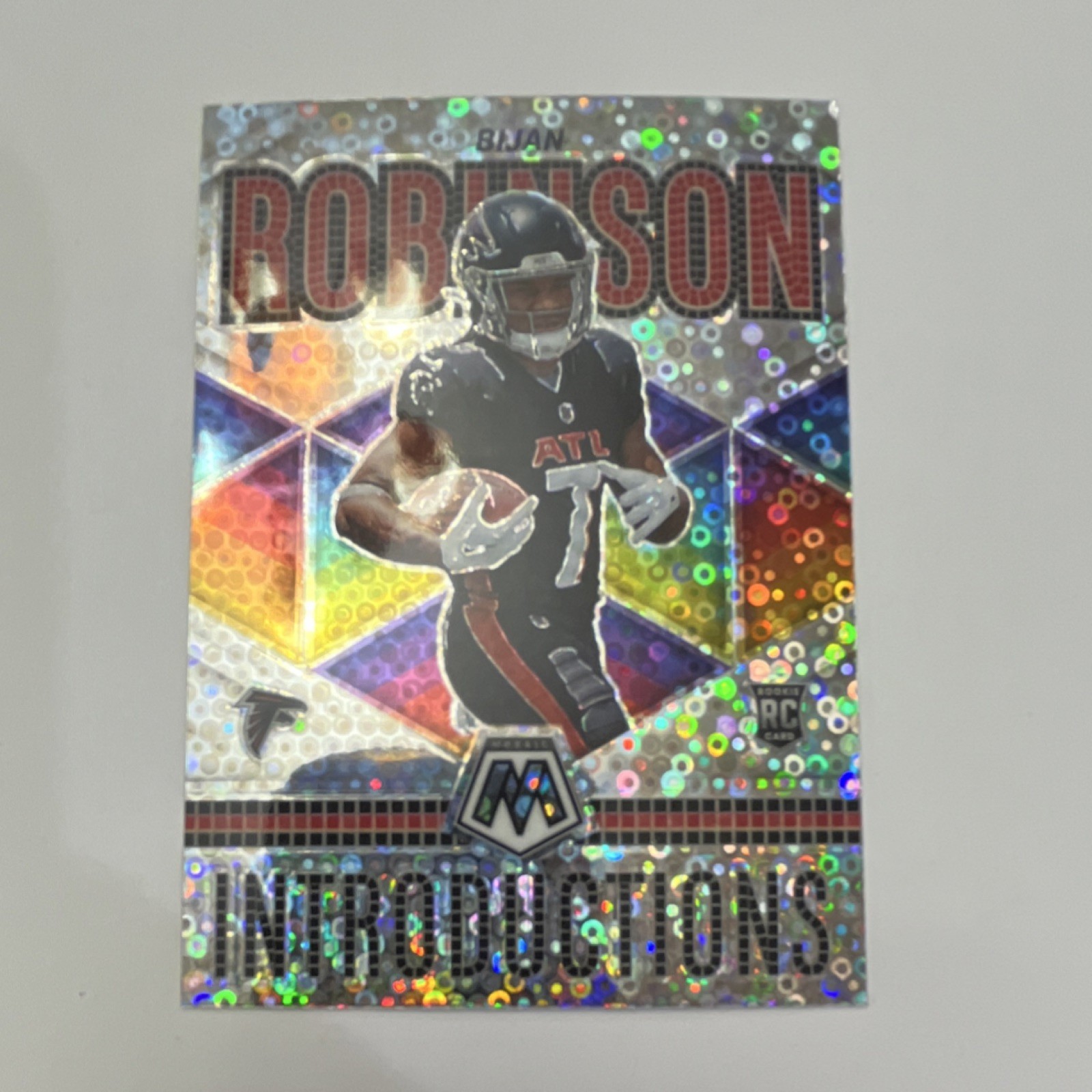 2023 Panini Mosaic Bijan Robinson Rookie #I-6 Introductions Atlanta Falcons