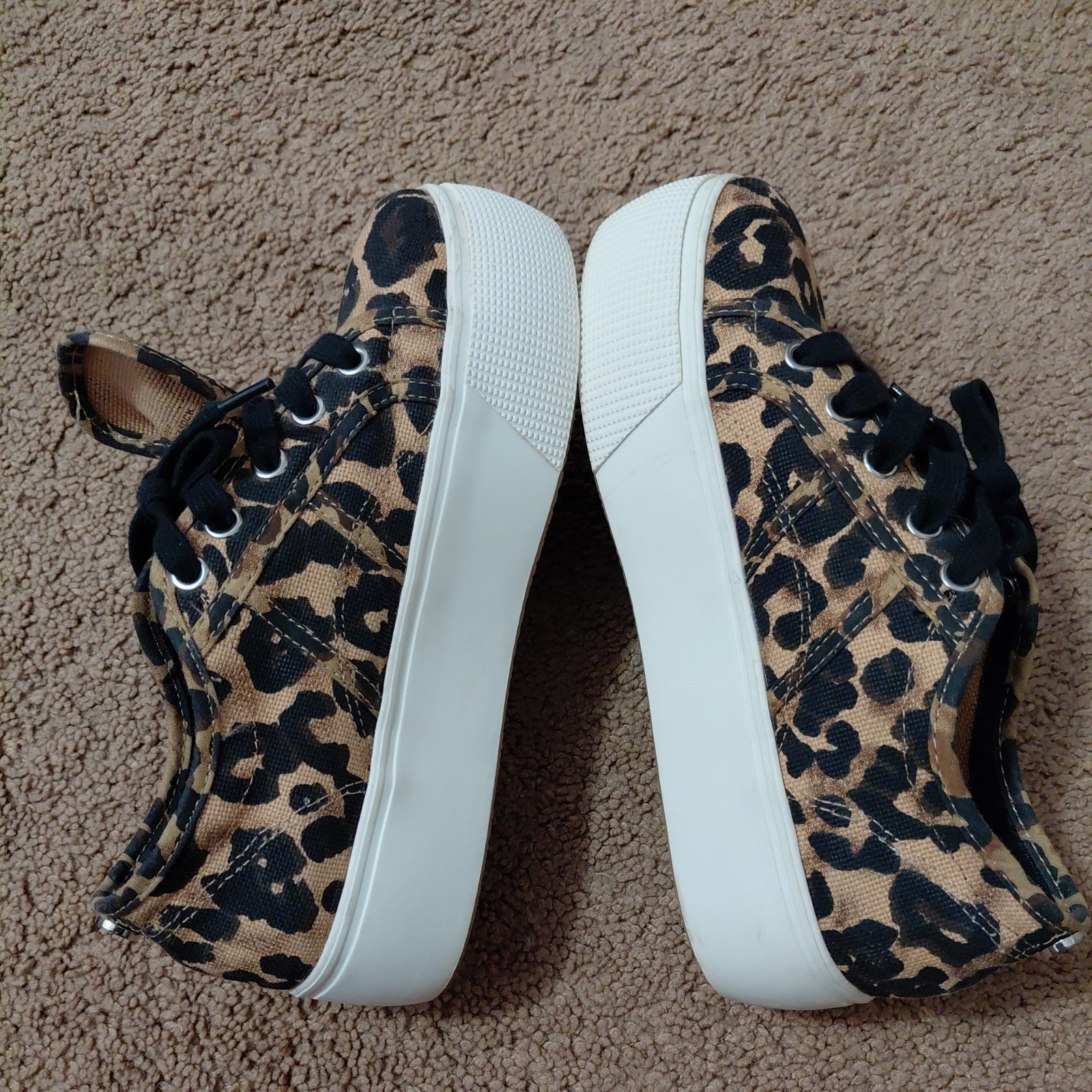 Steve Madden Emmi Leopard Print Platform Sneakers… - image 6