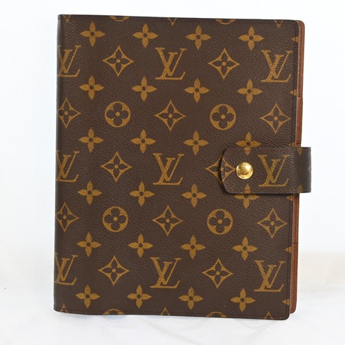 LOUIS VUITTON Monogram Agenda GM Day Planner Cover R20006 LV N2705YSS801