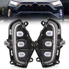 Led Drl Daytime Running Light Signal Lamp Fog Lamp For Toyota Rav4 2019-23 2024 Led Drl Daytime Running Light Signal Lamp Fog Lamp For Toyota Rav4 2019-23 2024