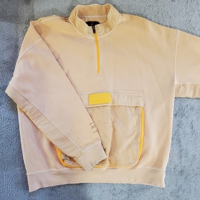 Jordan Nike Engineered 1/4 Zip Pullover XL Peach Orange Salmon CJ5997-801