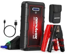 Jump Starter 2500A Peak 74Wh Portable Car Jump Starter Up to 10L Gas/8L