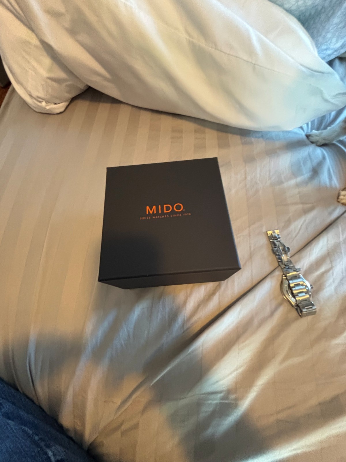 Mido Multifort Skeleton Vertigo Automatic Blue Di… - image 14