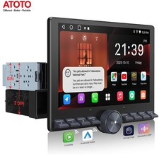 ATOTO Car Stereo Apple CarPlay Android 10.1" GPS Head Unit Floating screen GenAI