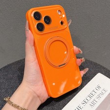 For iPhone 17 Pro Max/16/15/14/13 Magnetic Ring Stand Camera Lens Protect Case
