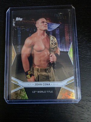 John Cena /17 - 2025 Topps John Cena Commemorative Collection 13th World Title
