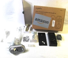 ARPHA D289H Smart Video Deadbolt Fingerprint Door APP Camera "New Open Box"