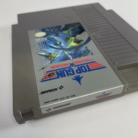 Top Gun: The Second Mission NES - juego, manual y funda - limpiado y probado