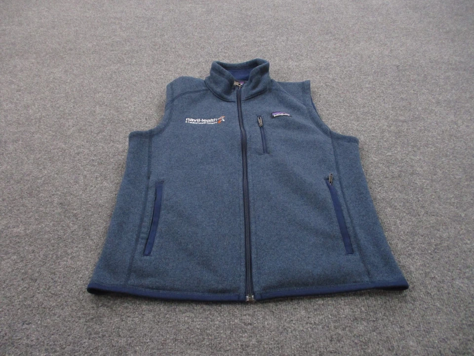 Chaqueta Patagonia Hombres M Azul Chaleco Mejor Suéter Polar Jersey Camping 25881 Foto 2 de 4