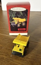New 1996 Hallmark Ornament Tonka Mighty Dump  1964 Truck Hasbro Ships Promptly.